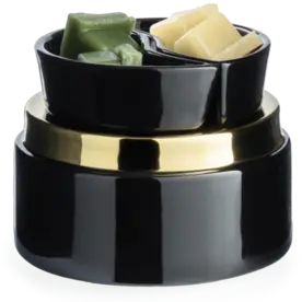 candlewarmers 2-in-1 Classic Candle Warmer Black & Gold  CWDBAG