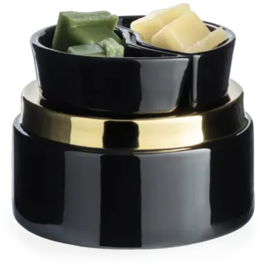 candlewarmers 2-in-1 Classic Candle Warmer Black & Gold  CWDBAG