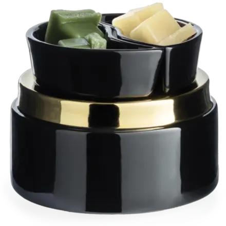 candlewarmers 2-in-1 Classic Candle Warmer Black & Gold  CWDBAG