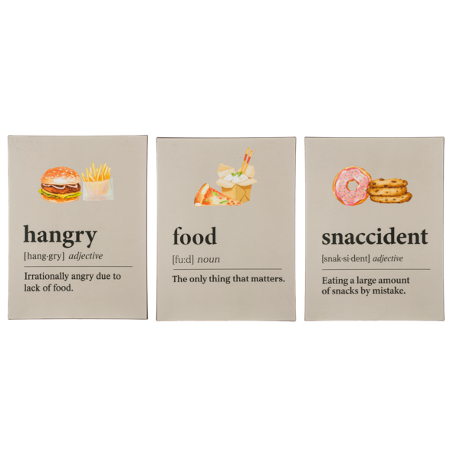 Ganz Hangry Foodie Definition Plaque ( Asst.) - ER71633 loading=