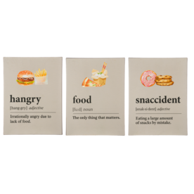 Ganz Hangry Foodie Definition Plaque ( Asst.) - ER71633