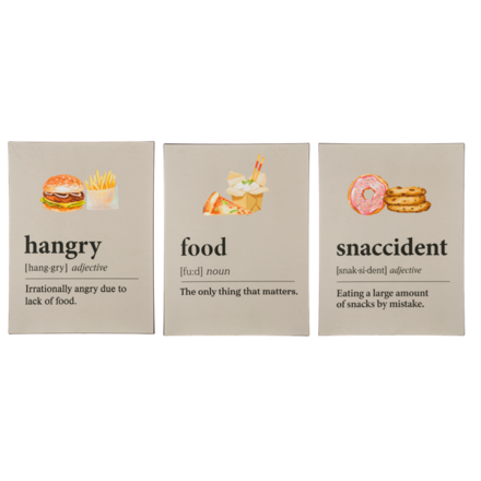 Ganz Hangry Foodie Definition Plaque ( Asst.) - ER71633