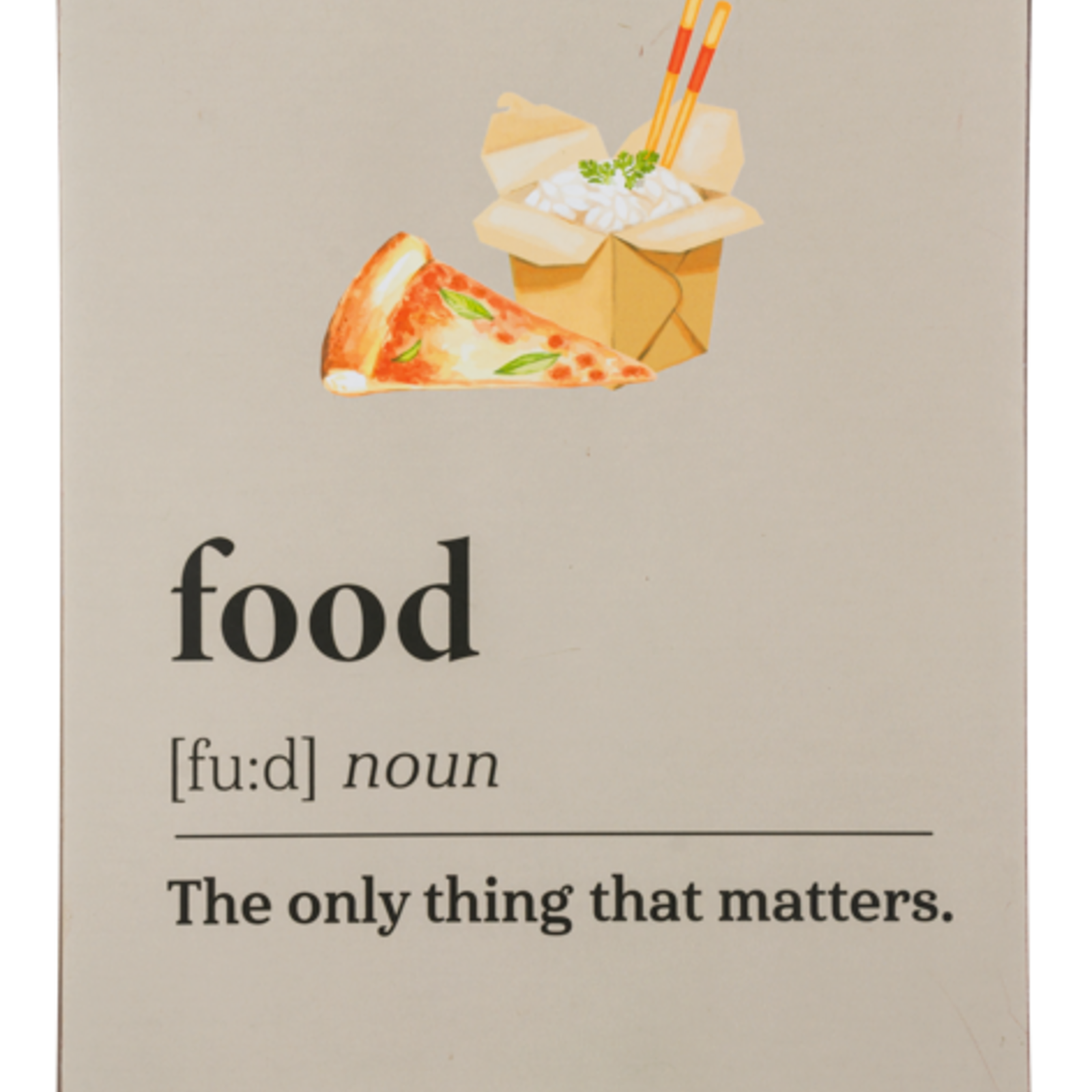 Ganz Hangry Foodie Definition Plaque ( Asst.) - ER71633 loading=