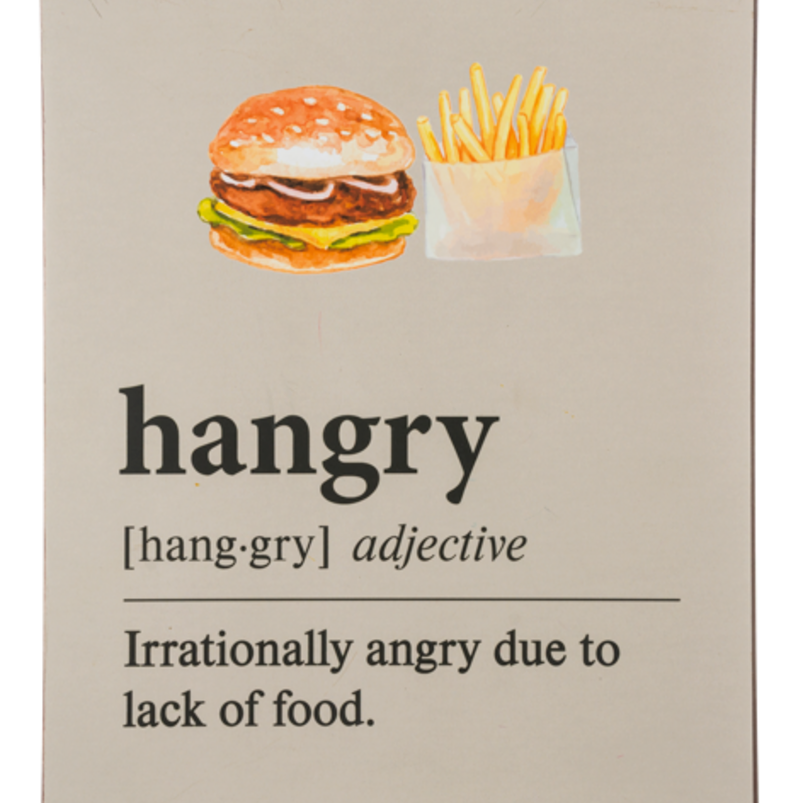 Ganz Hangry Foodie Definition Plaque ( Asst.) - ER71633 loading=