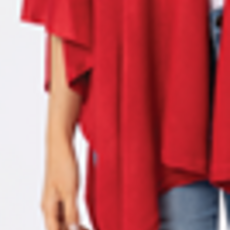 Ganz Bordeaux Cardi Wrap Red - BRDCRDRED