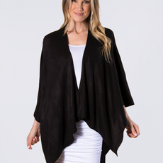 Ganz Black Bordeaux Cardi Wrap - BRDCRDBLK
