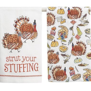 Burton + Burton Strut Your Stuffing Tea Towel Pair   3172310