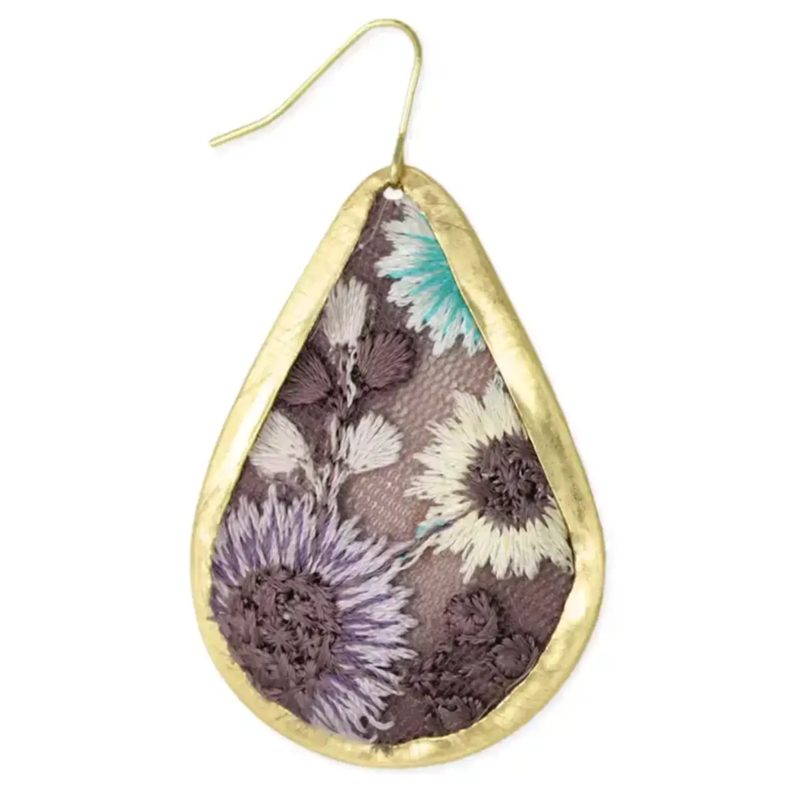 ZAD Purple Passions Flower Gold E3938 loading=