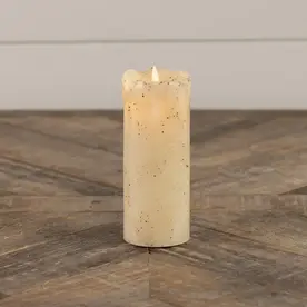 Ragon House 2X5 " Moving Flame Cream Pillar Candle - NY229031