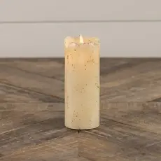 Ragon House 2X5 " Moving Flame Cream Pillar Candle - NY229031