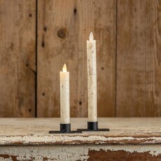 Ragon House SET/ 2 - 9.5" MOVING FLAME CREAM TAPER CANDLE - NY213007
