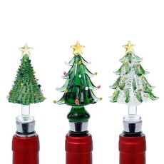 Zodax Glass Tree Bottle Stopper  in Gift Bag  (1)  CH-8607