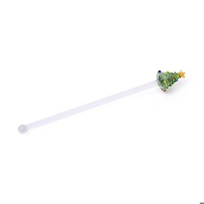 Zodax Set of 6 Glass Tree Stirrers-Green     CH-8721