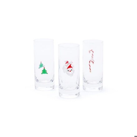 Zodax Holiday Celebration Shot Glass   (1) CH-8595