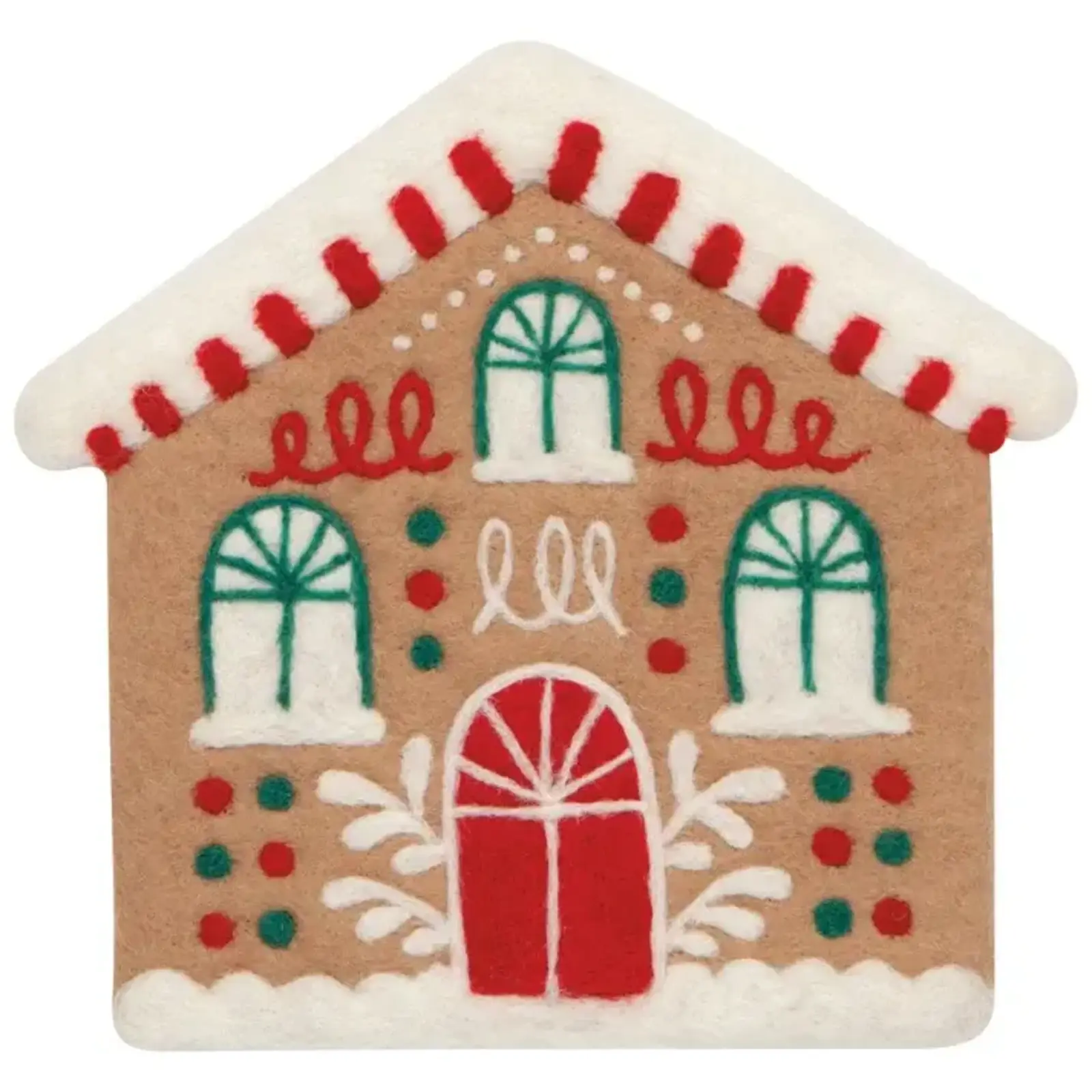 Danica Gumdrop Lane Xmas Feltd Wool Trivet - JTS4326D loading=