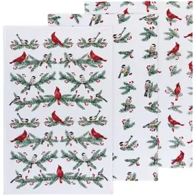 Danica Birds & Boughs Baker's Floursack Dishtowels (Set of 3) - NKT3595D