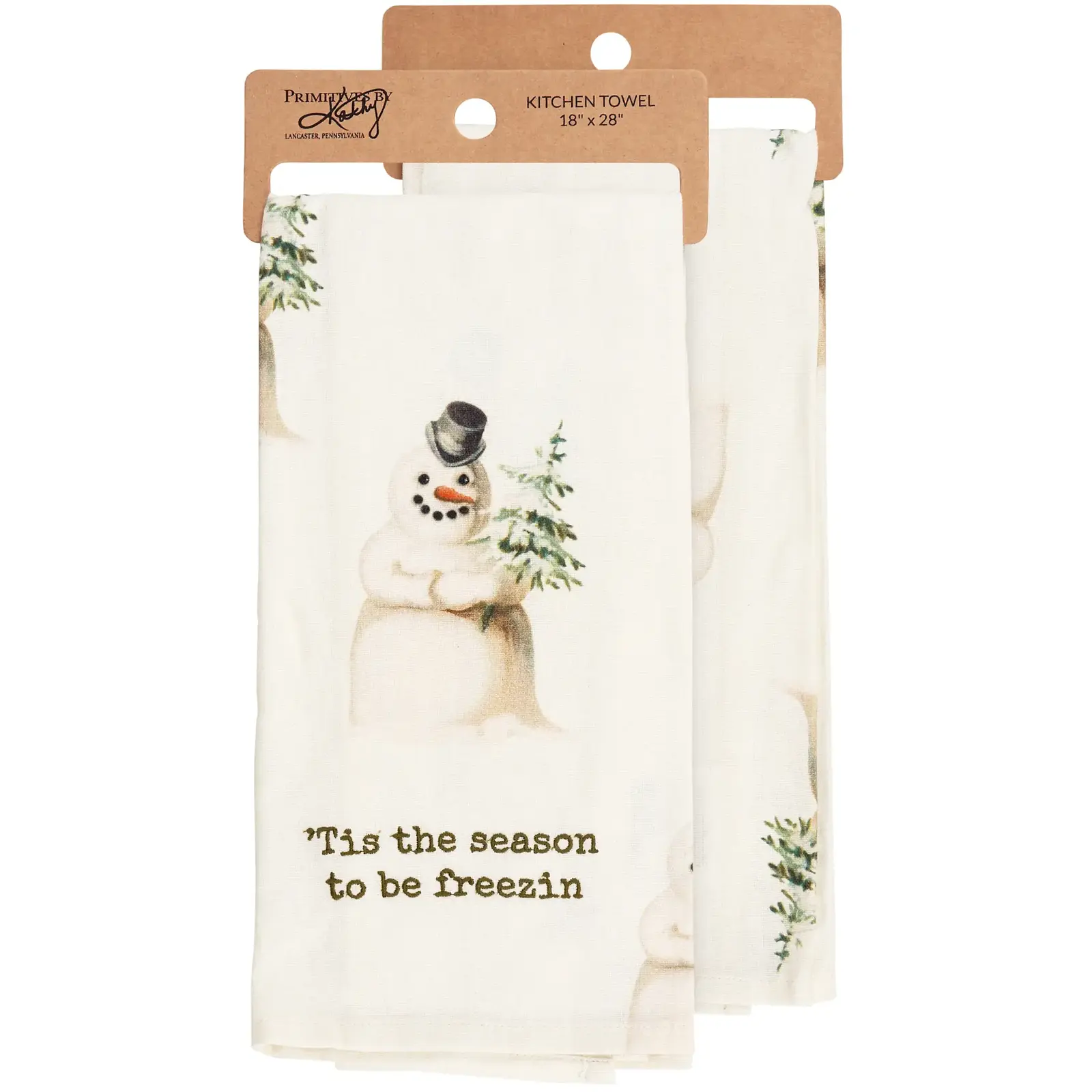 Primitives by Kathy Tis The Season Kitchen Towel -  118272 loading=