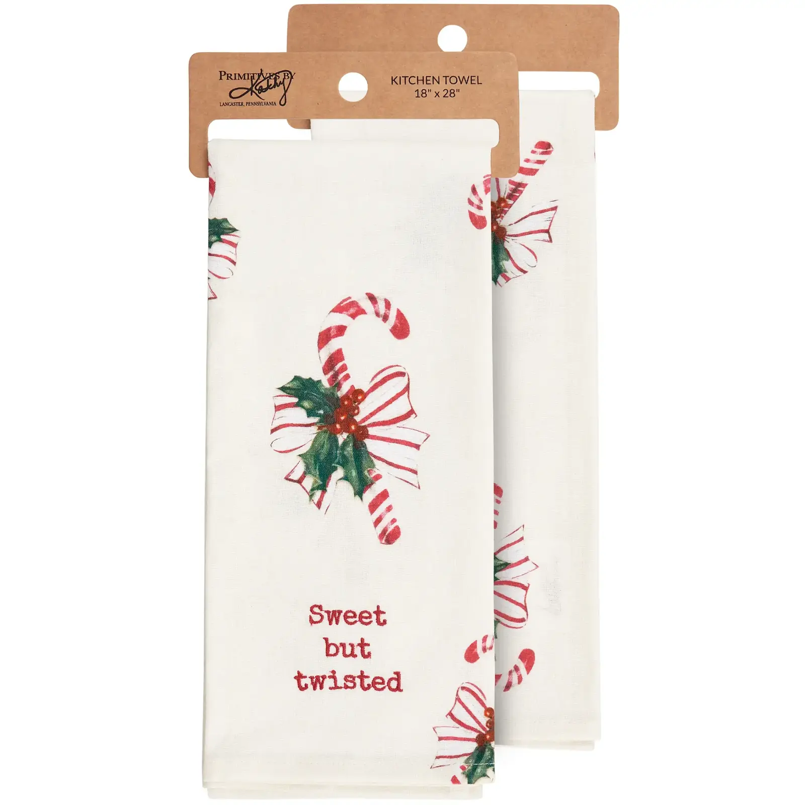 Primitives by Kathy Sweet But Twisted Kitchen Towel -  118273 loading=