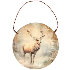 Primitives by Kathy Peace Reindeer Ornament -  120098