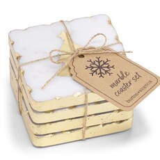Burton + Burton HOLIDAY MARBLE COASTER SET - 9751082