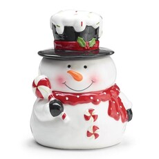 Burton + Burton CERAMIC TOP HAT SNOWMAN COOKIE JAR - 9752578