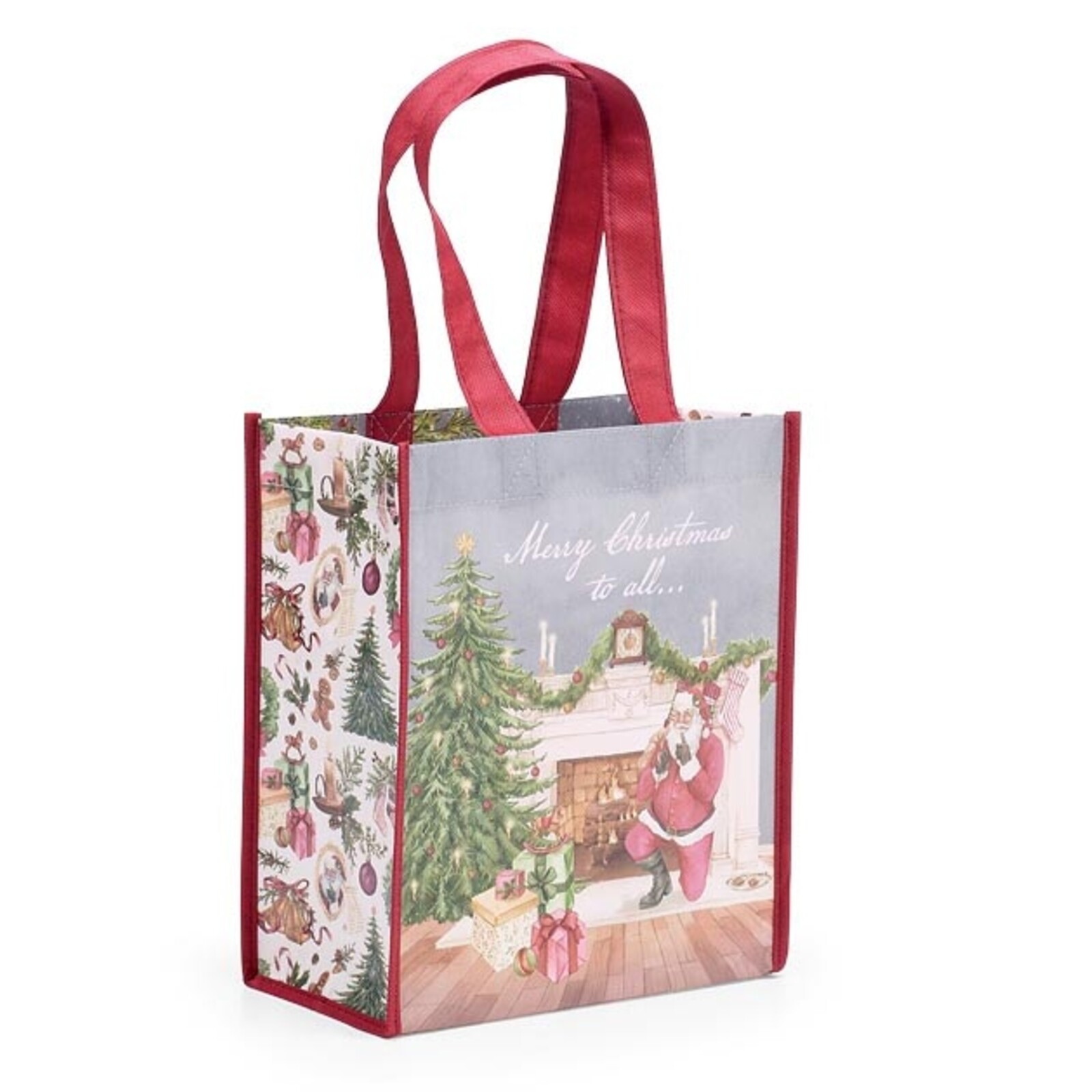 Burton + Burton NIGHT BEFORE CHRISTMAS SMALL SANTA TOTE -TB3177 loading=