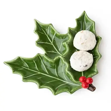 8 Oak Lane Dessert Plate Holly -EH242HLLY