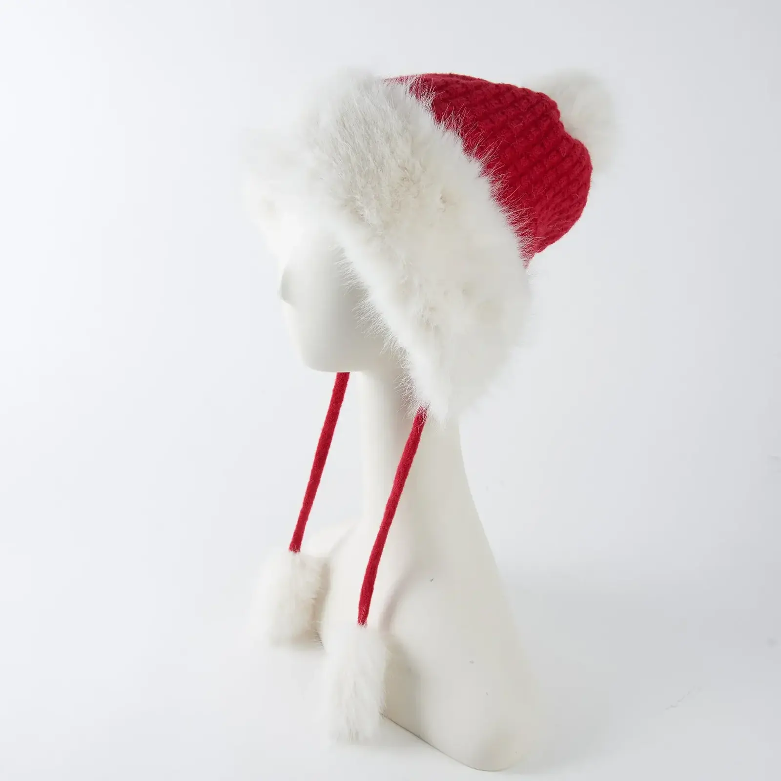 HOWARDS Faux Fur Tassel Hat 55640A - loading=