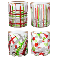 Midwest Gift Spin it Classic Low Ball Glass (1)   MX205122