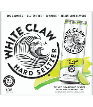 White Claw WHITE CLAW LIME 6PK CANS