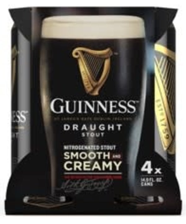 Guinness GUINNESS DRAUGHT 4/14.9oz
