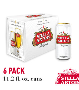 Stella Artois STELLA ARTOIS 6 pk CANS