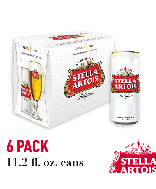 Stella Artois STELLA ARTOIS 6 pk CANS