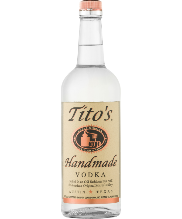 Tito's Handmade Vodka TITO'S HANDMADE VODKA 750ml