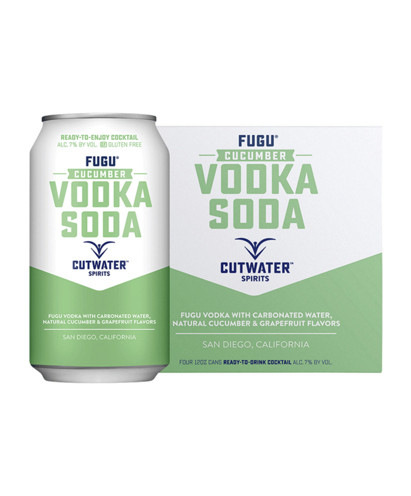 Cutwater Spirits FUGU CUCUMBER VODKA SODA