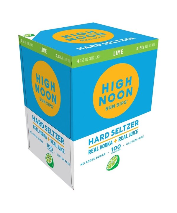 High Noon HIGH NOON LIME 4pk/355ml