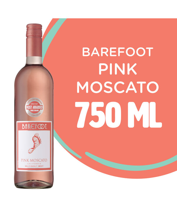 Barefoot Cellars BAREFOOT PINK MOSCATO 750ml