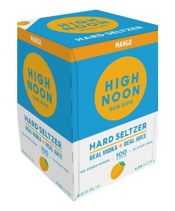 High Noon HIGH NOON Mango 4pk/355ml cn