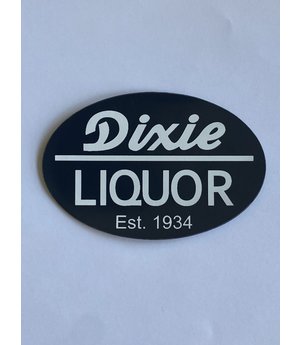 Dixie Liquor Dixie Liquor Black Oval Magnet
