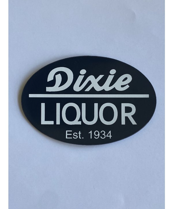 Dixie Liquor Dixie Liquor Black Oval Magnet