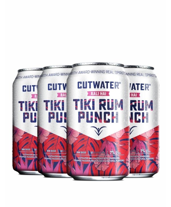 CUTWATER TIKI RUM PUNCH 4pk cn