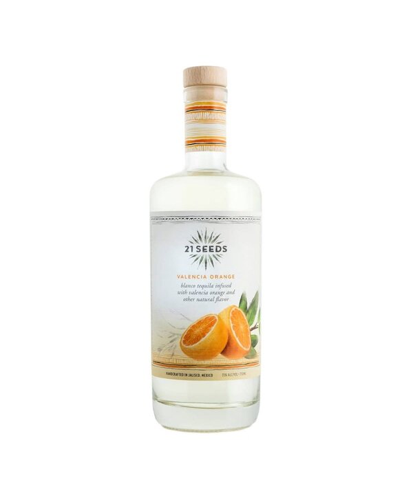 21 Seeds BLANCO Valencia Orange Tequila 750ml