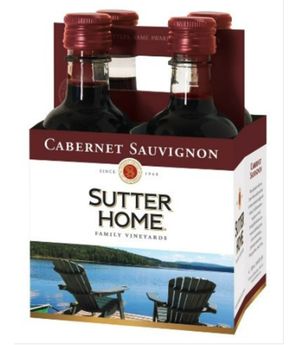 Sutter Home Cabernet Sauvignon  -187ml 4pk
