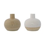 Sand Finish Stoneware Vase (Multiple Colours)