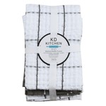 Graphite Waffle Towels 3 Pack