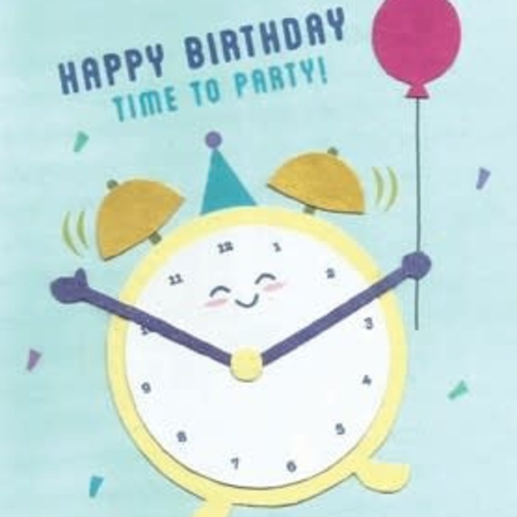 Greeting Card- Time To Party Birthday (Philippines)