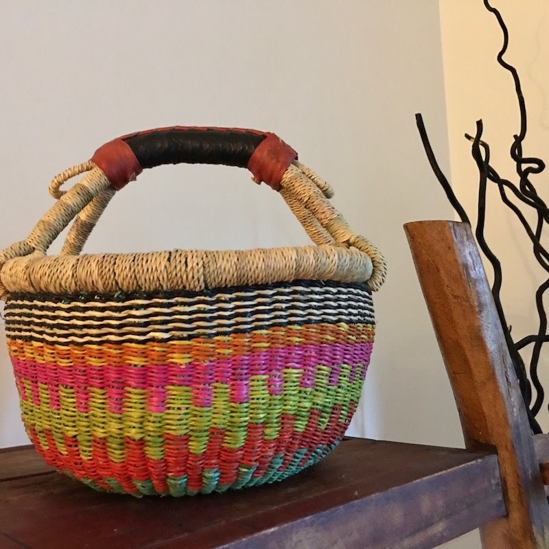 WS- Bolga Basket- Round-Small (Ghana)