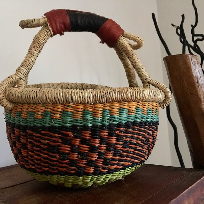WS- Bolga Basket-Round-Extra-Small (Ghana)