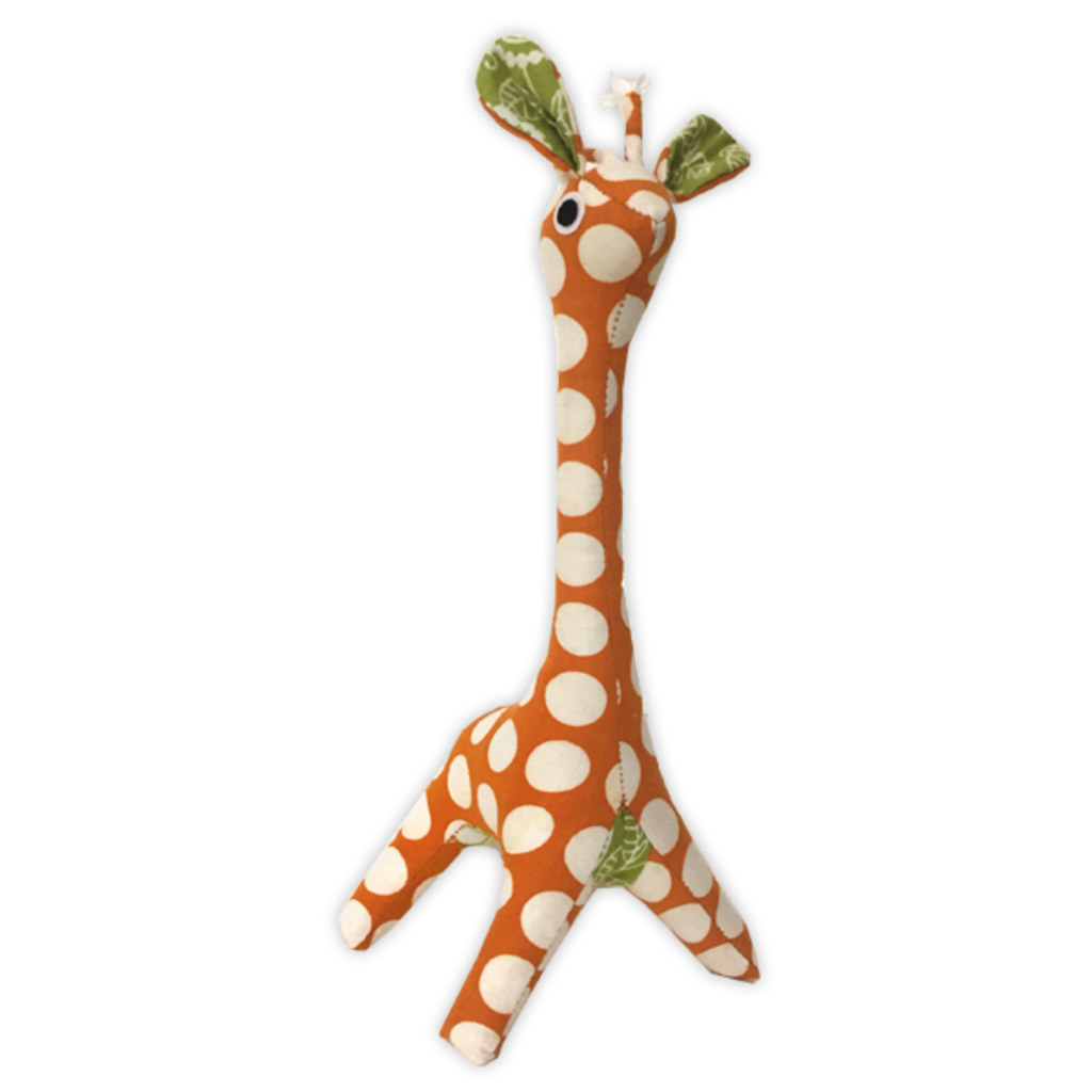 Giraffe- Patchwork-Scrappy-Orange-100% Cotton-Baby (Indonesia)