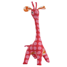 Giraffe- Patchwork-Scrappy-Pink-100% Cotton-Baby (Indonesia)